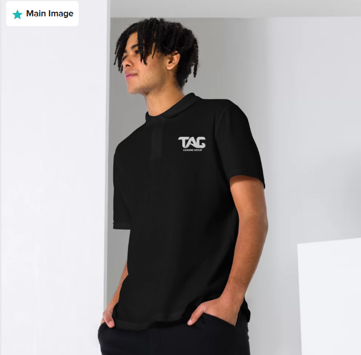 Unisex pique polo shirt