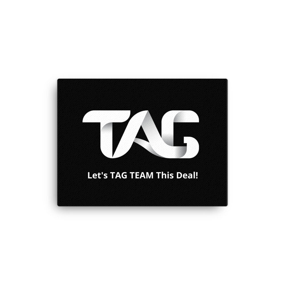 Black TAG TEAM Canvas