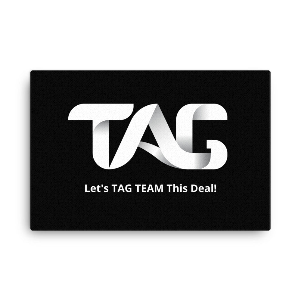 Black TAG TEAM Canvas