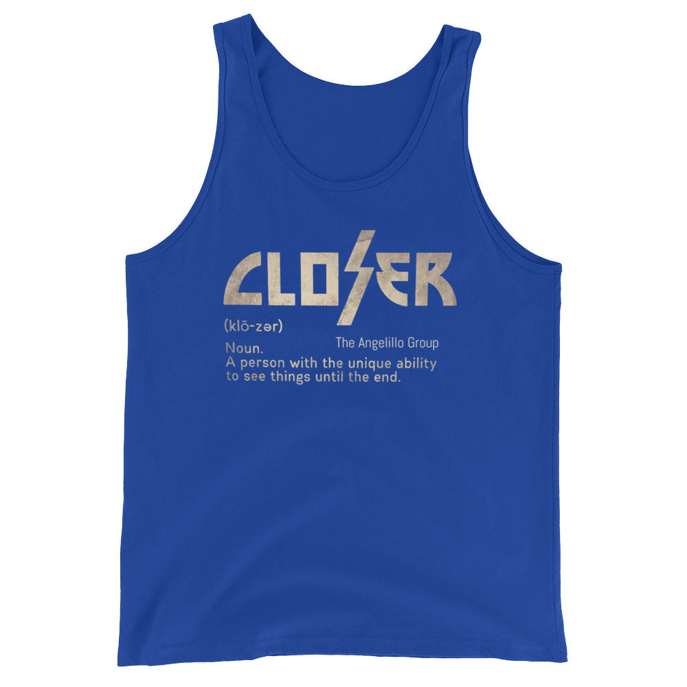 CLOSER Unisex Tank Top