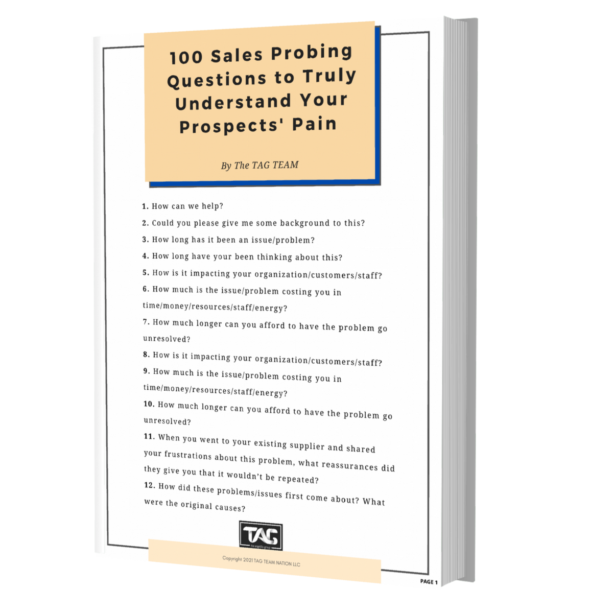 100 Sales Probing Questions to Truly Understand Your Prospects' Pain