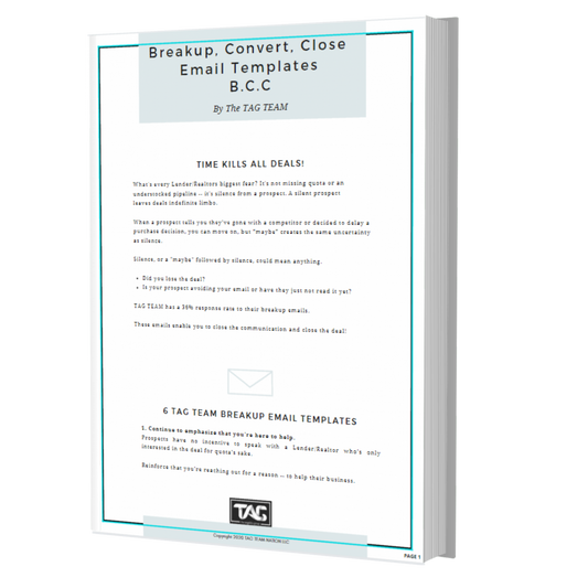 Breakup, Convert, Close   Email Templates  B.C.C