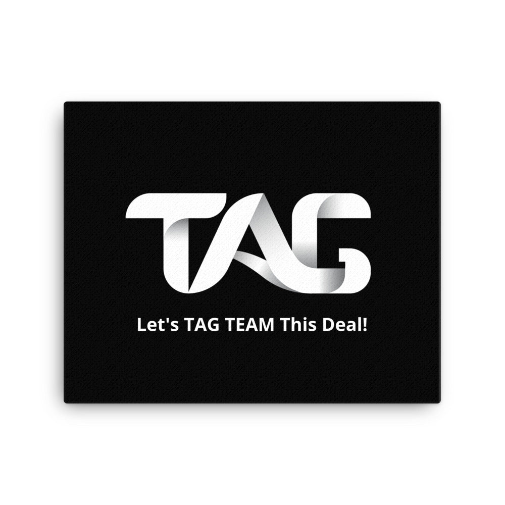 Black TAG TEAM Canvas